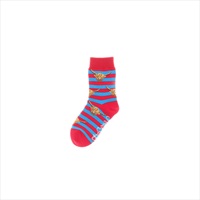 Shuttlesocks Red & Blue Kids Highland Cow Crew Socks