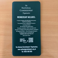 NGO PVC Firearms Certificate Holder