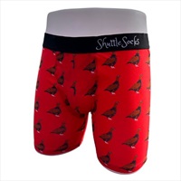 Shuttlesocks Red Grouse Boxers