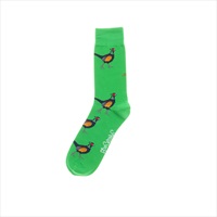 Shuttlesocks Green Pheasant Crew Socks